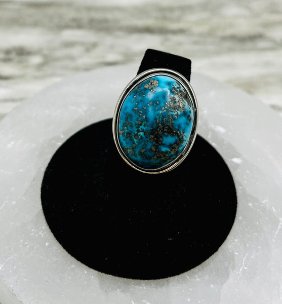 Iran Turquoise Ring, Size 7