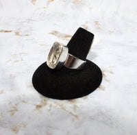 Faceted Tourmilated Quartz Ring (Size 9.75)