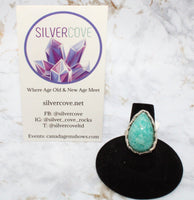 Amazonite Sterling Silver Ring (Size 7.75)
