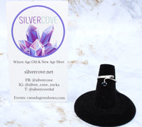 Sapphire Ring in Sterling Silver (Size 4.75)