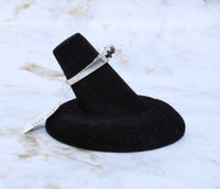 Sapphire Ring in Sterling Silver (Size 4.5)