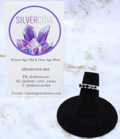 Sapphire Ring in Sterling Silver (Size 4.5)