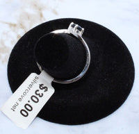 Sapphire Ring in Sterling Silver (Size 6.75)