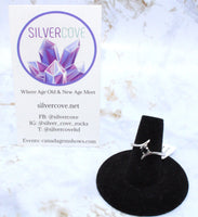 Sapphire Ring in Sterling Silver (Size 6.75)