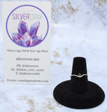Sapphire Ring in Sterling Silver (Size 6.5)