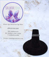 Sapphire Ring in Sterling Silver (Size 4.75)