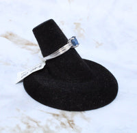 Sapphire Ring in Sterling Silver (Size 5.75)