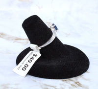 Sapphire Ring in Sterling Silver (Size 5.75)