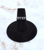 Sapphire Ring in Sterling Silver (Size 5.75)