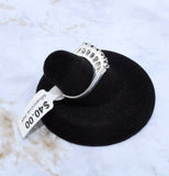 Sapphire Ring in Sterling Silver (Size 5.75)
