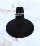 Sapphire Ring in Sterling Silver (Size 4.75)