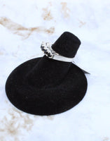 Sapphire Ring in Sterling Silver (Size 4.75)