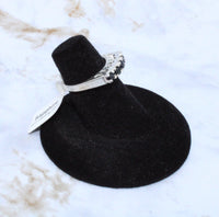 Sapphire Ring in Sterling Silver (Size 4.75)