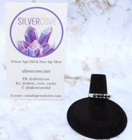 Sapphire Ring in Sterling Silver (Size 6.75)