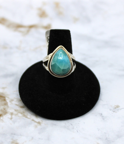 Larimar Ring (Size 8)