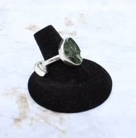 Diopside Sterling Silver Ring (Size 8.75)