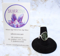 Diopside Sterling Silver Ring (Size 8.75)