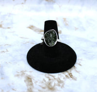 Diopside Sterling Silver Ring (Size 8.75)