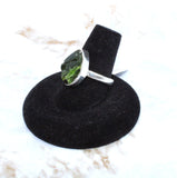 Diopside Sterling Silver Ring (Size 8)