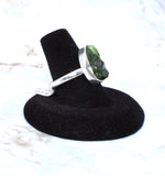 Diopside Sterling Silver Ring (Size 8)