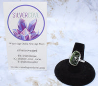 Diopside Sterling Silver Ring (Size 8.75)