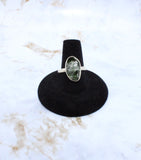 Diopside Sterling Silver Ring (Size 8.25)