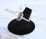 Diopside Sterling Silver Ring (Size 8.25)