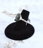 Diopside Sterling Silver Ring (Size 7.5)