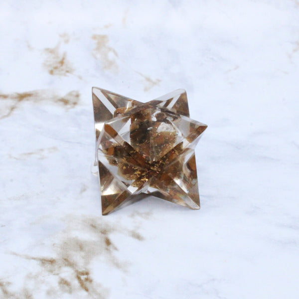 Tigers Eye Orgonite Merkaba