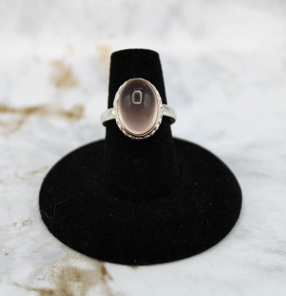 Rose Quartz Ring (Size 7)