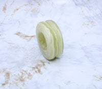 Green Onyx Sphere Stand Carving