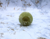 Green Onyx Sphere Stand Carving