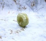 Green Onyx Sphere Stand Carving