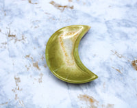 Green Onyx Moon Plate