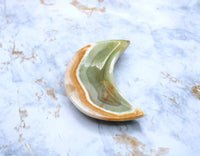 Green Onyx Moon Plate