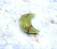 Green Onyx Moon Plate