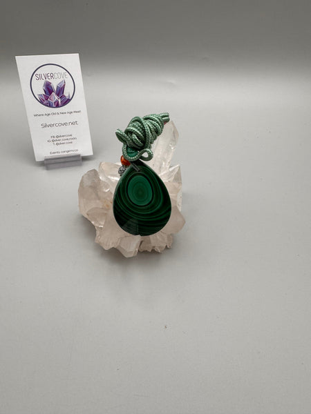 Polished Malachite Necklace