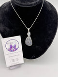 Canadian Sapphire Pendent in .925 Sterling Silver