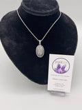 Canadian Sapphire Pendent in .925 Sterling Silver