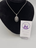 Canadian Sapphire Pendent in .925 Sterling Silver