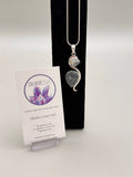 Canadian Sapphire Pendent in .925 Sterling Silver