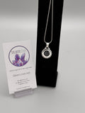 Canadian Sapphire Pendent in .925 Sterling Silver