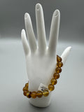 Indonesian Amber Bracelet (10mm Round beads)