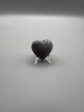 Grape Agate Heart