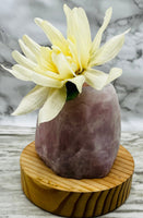 Rose Quartz Candle Holder
