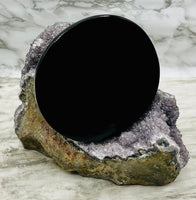 Black Obsidian Scrying Plate