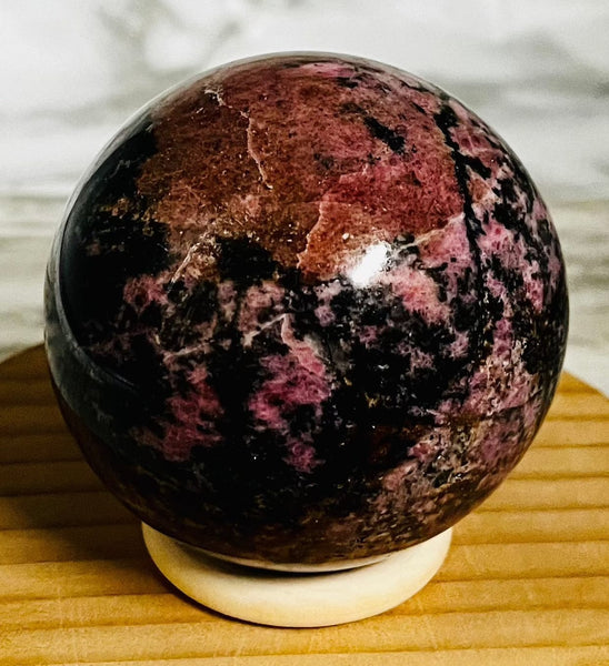 Rhodonite Sphere