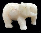 White Jade Elephant Carving ❤️