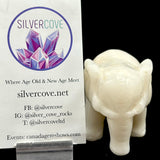 White Jade Elephant Carving ❤️