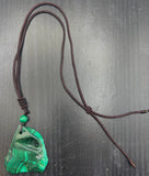 Polished Malachite Necklace